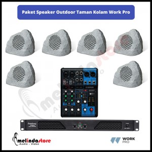 Paket Speaker Outdoor Taman Kolam Work Pro | 6 Speaker